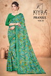 Pranjul Vol 1 By Kiyra Georgette Printed Daily Wear Saree Wholesale Online
